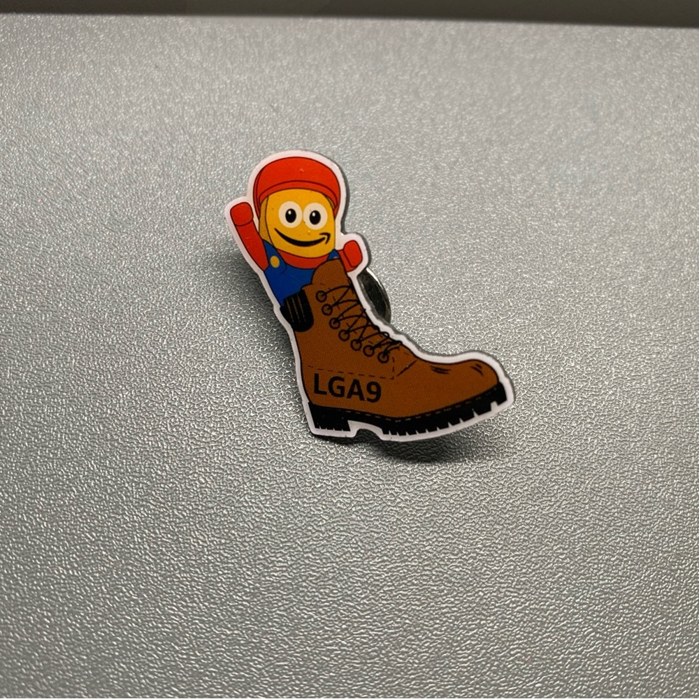 Amazon Employee Peccy Pin Exclusive Prime Day LGA9 Collectible Boot Mario Work